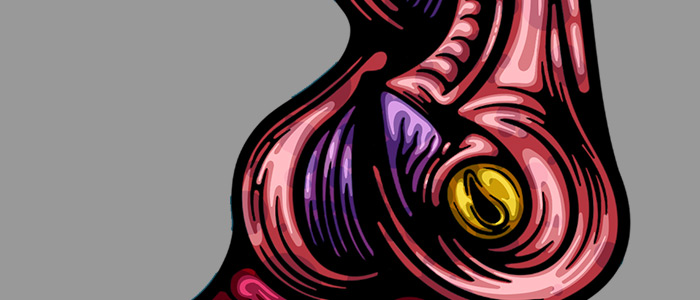 Noneuclid0005 digital illustration.