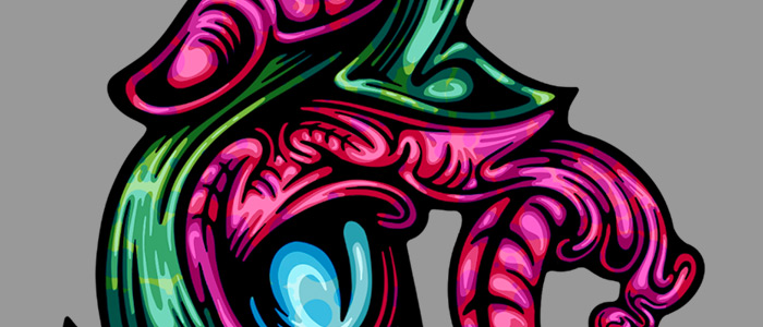 Noneuclid0007 digital illustration.