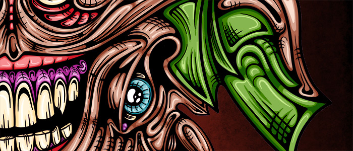 Noneuclid0011 digital illustration.