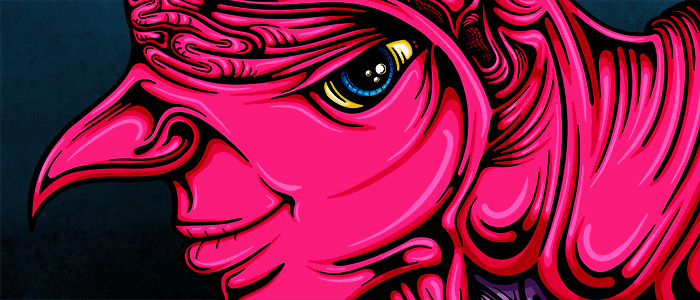 Noneuclid0012 digital illustration.