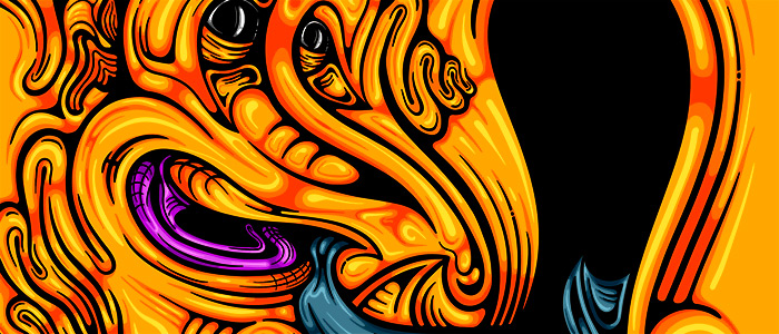 Noneuclid0013 digital illustration.