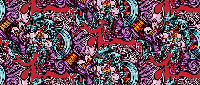 Think Thoughts digital illustration.